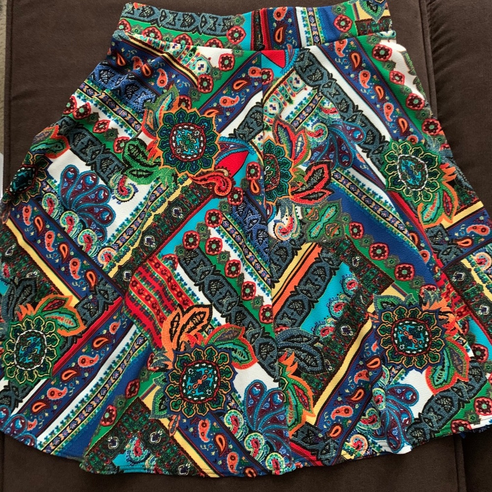Colorful vibrant skirt